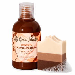 Corante liquido sabao de oleo pigmento marrom chocolate