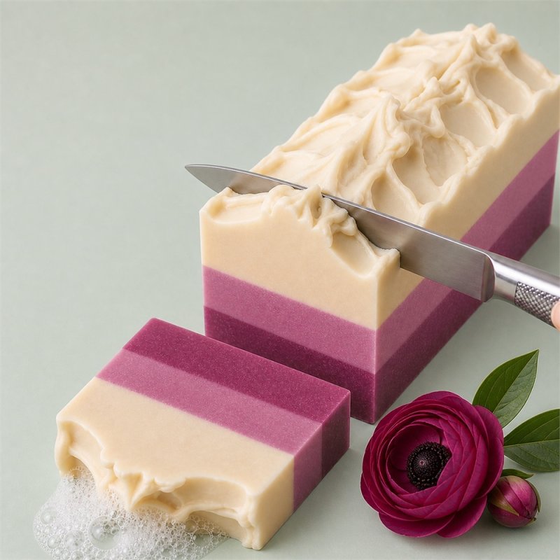 Jabon de aceite magenta