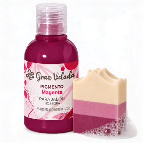 Savon à l’huile de pigment liquide à colorant magenta