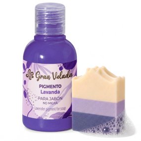 Corante liquido sabao de oleo pigmento lavanda