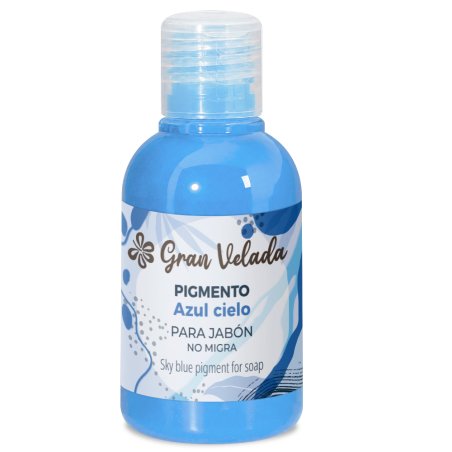 Colorante azul cielo jabon de aceite