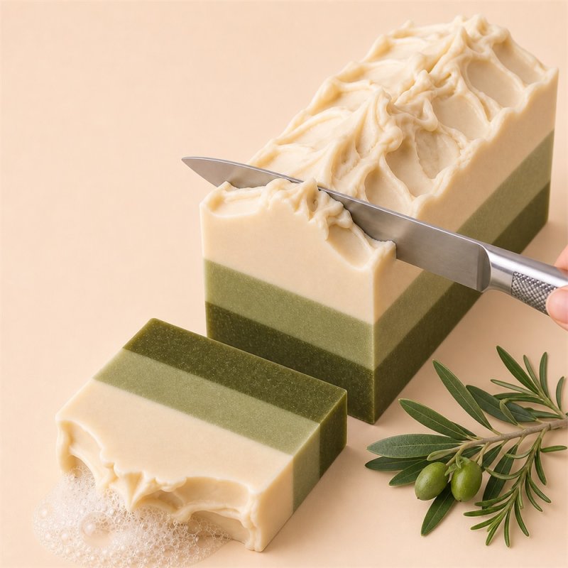 Jabon de aceite verde oliva