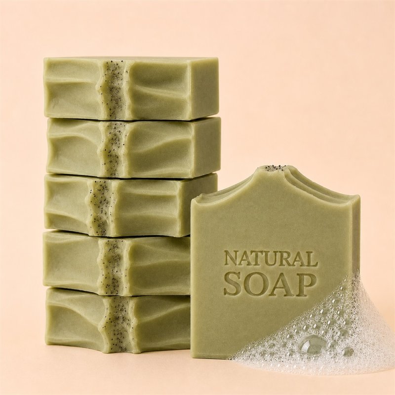 Hacer jabon verde oliva