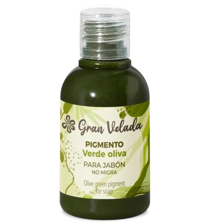 Colorante verde oliva jabon de aceite