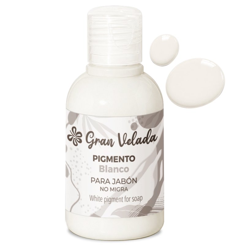 Pigmento liquido blanco jabon de aceite