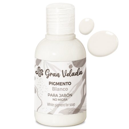 Pigmento liquido blanco jabon de aceite
