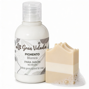 Colorante blanco jabon de aceite pigmento liquido