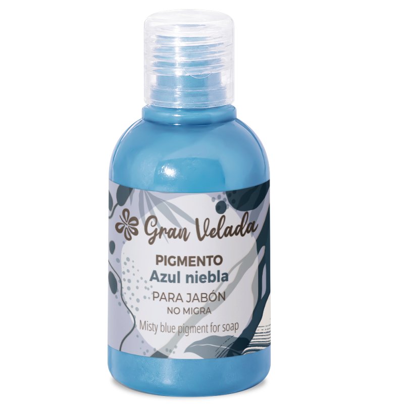 Colorante azul niebla jabon de aceite