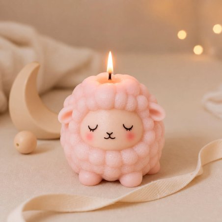 Molde para velas ovejita