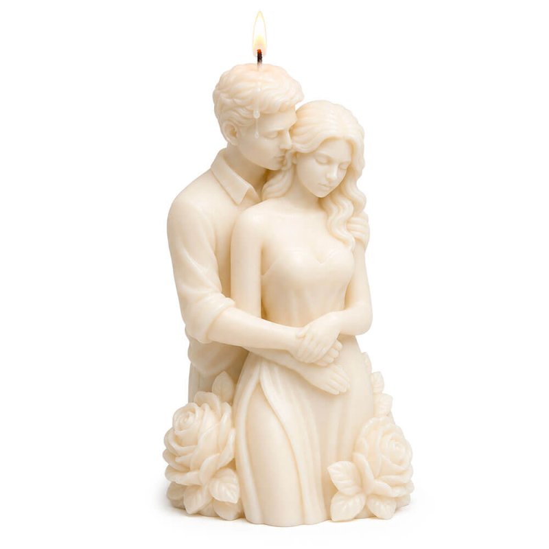Molde para velas pareja embarazada 2