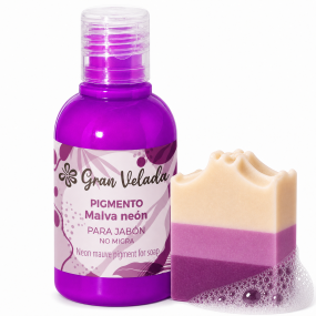 Colorant mauve néon liquide pigmentaire savon