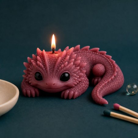 Molde para velas ajolote