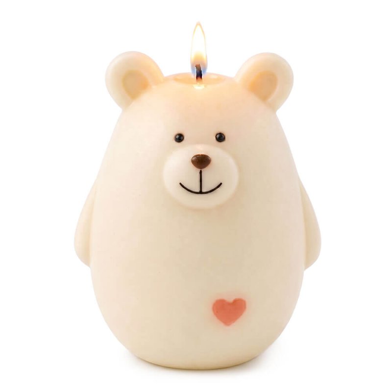 Molde para velas oso gordito 2