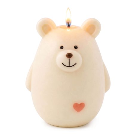 Molde para velas oso gordito 2