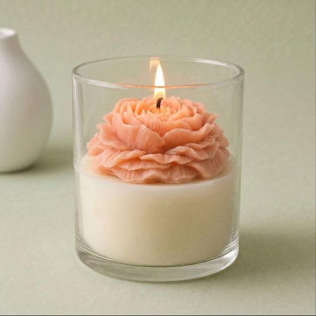 Set de moldes para velas flor de ranúnculo 3