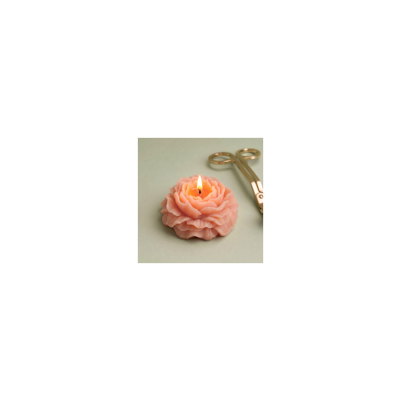 Set de moldes para velas flor de ranúnculo