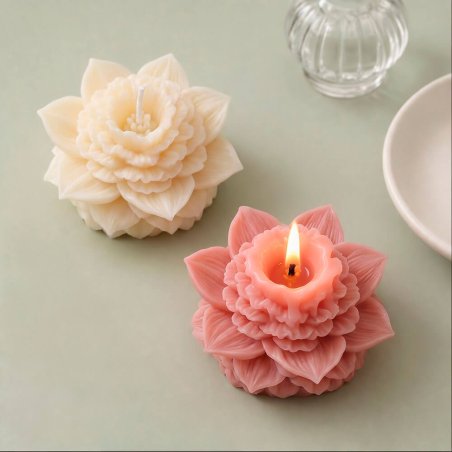 Molde para velas dalia 3D 3