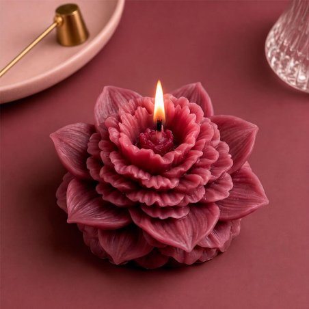 Molde para velas dalia 3D 5