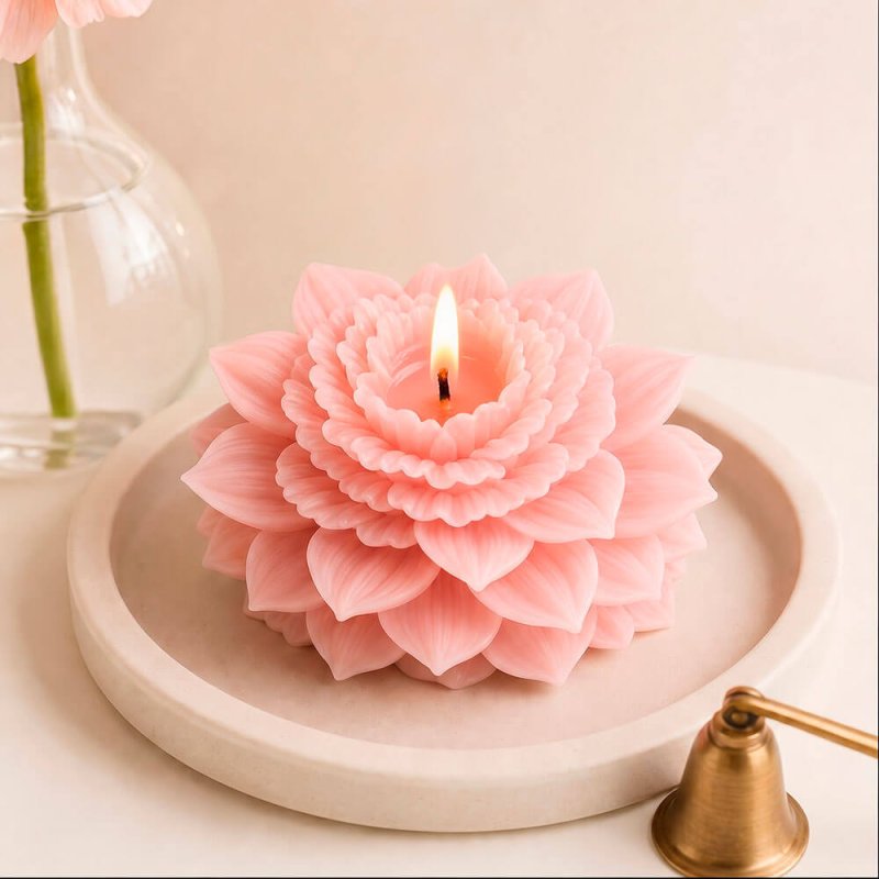 Molde para velas dalia 3D
