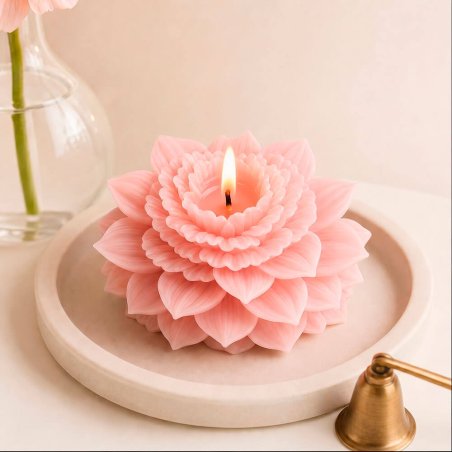 Molde para velas dalia 3D