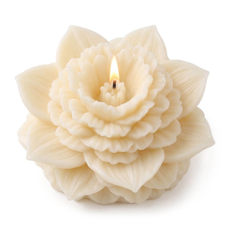 Molde para velas dalia 3D 2
