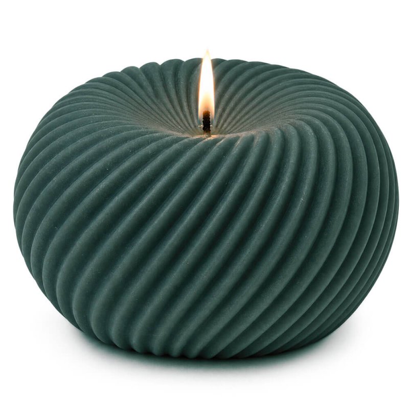 Molde para velas esfera en espiral 2