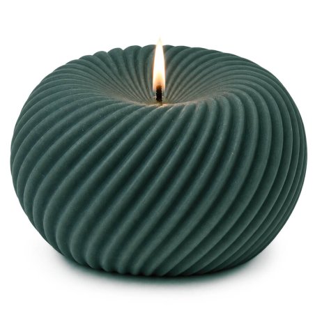 Molde para velas esfera en espiral 2