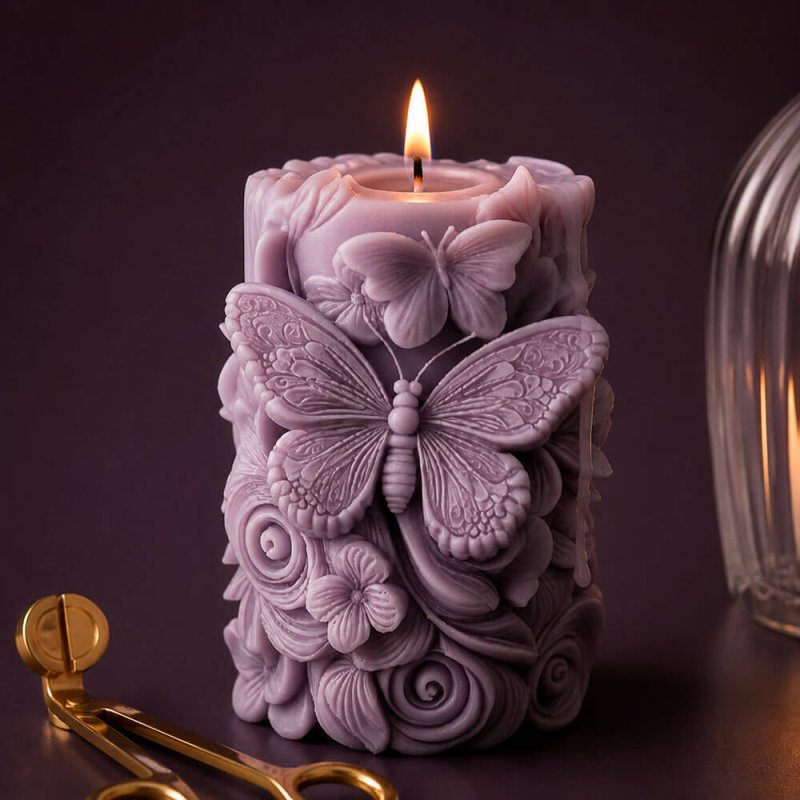 Molde para velas mariposa 5