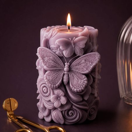 Molde para velas mariposa 5