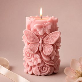 Molde para velas borboleta