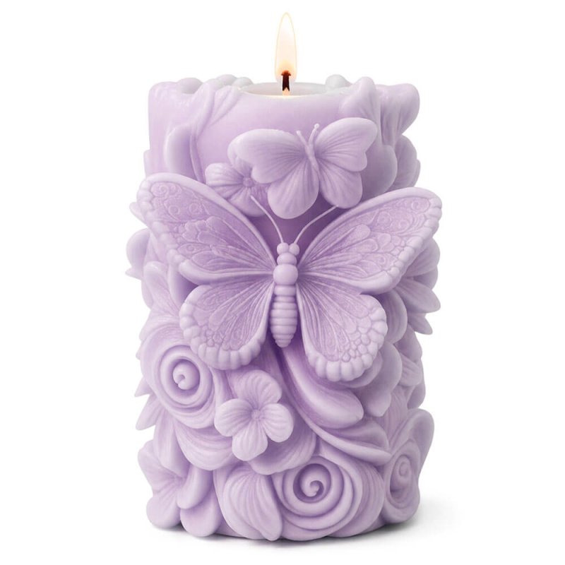 Molde para velas mariposa 2