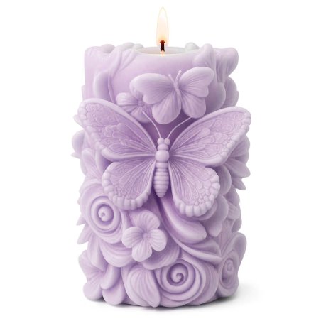 Molde para velas mariposa 2
