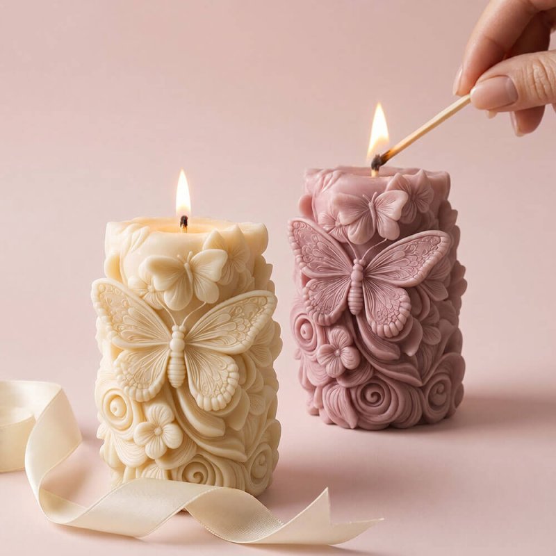 Molde para velas mariposa 3
