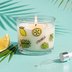 Kit comment faire des bougies à la citronnelle. Matériel et instructions