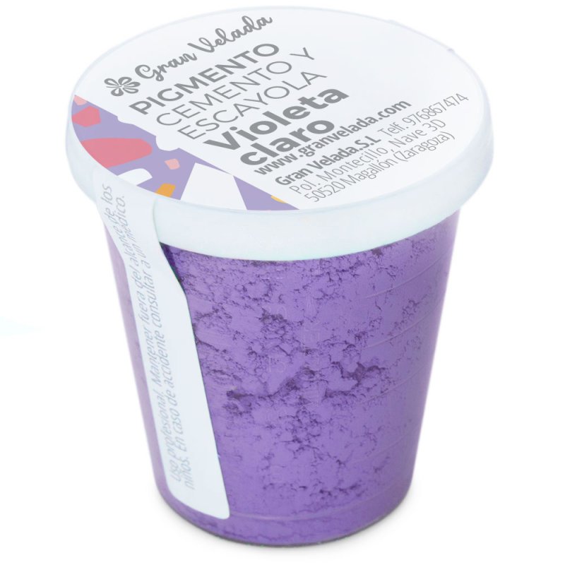 Pigmento violeta claro para cemento y escayola