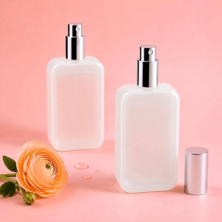 Frasco de perfume petaca blanco 100 ml para perfumería