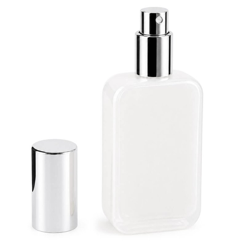 Envase de perfume petaca blanco 100 ml con vaporizador