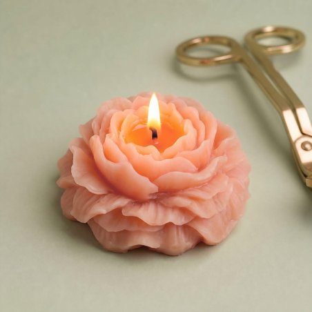 Set de moldes para velas flor de ranúnculo