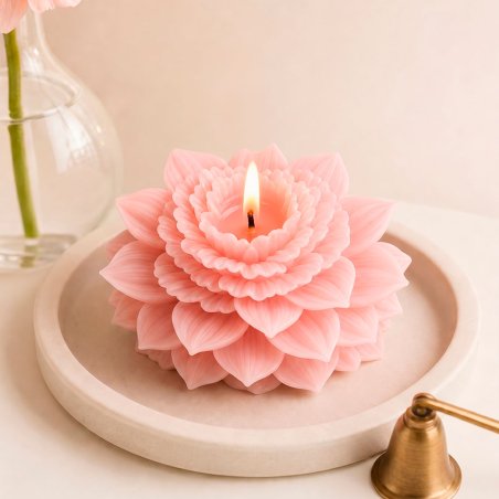 Molde para velas dalia 3D