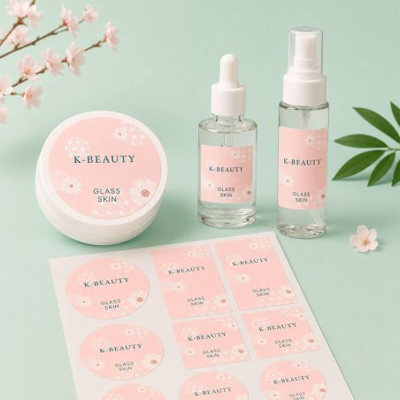 Pegatinas K-Beauty Glass Skin