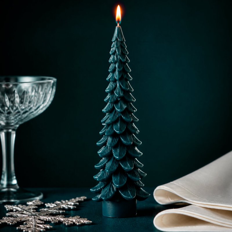 Vela decorativa abeto alto