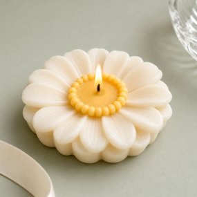 Molde para velas 4 margaridas