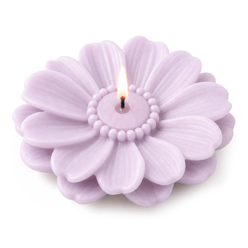 Vela decorativa para velas 4 margaritas
