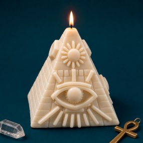Moule à bougie pyramide Œil d'Horus