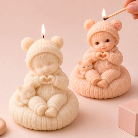 Molde velas infantil