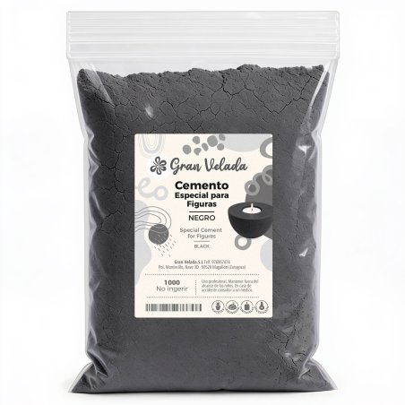 Bolsa de cemento para figuras negro Gran Velada