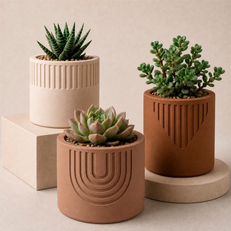 Concreto macetas DIY
