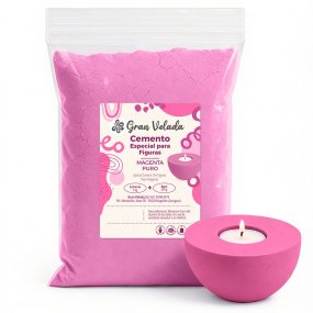 Cimento magenta puro para figuras