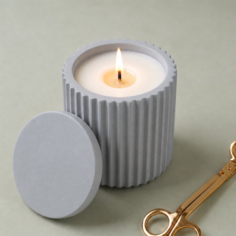 Cemento gris para figuras Gran Velada para crear portavelas decorativos — resultado