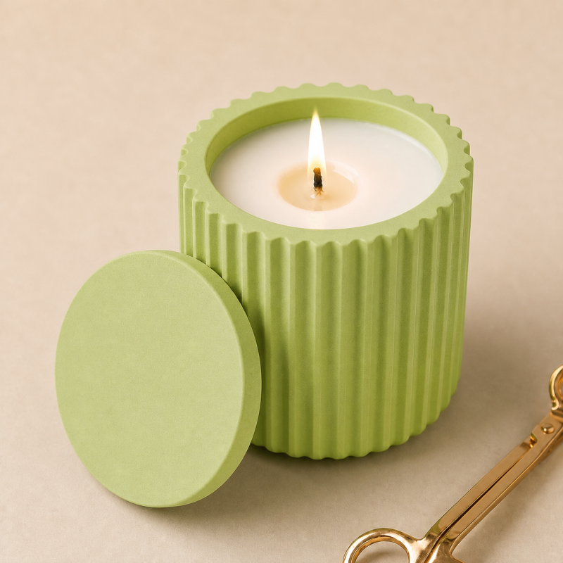 Como mezclar cemento para figuras verde pistacho con agua para manualidades